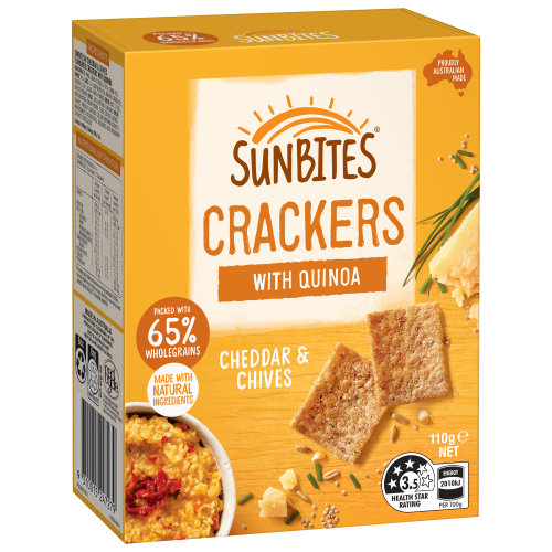 CHEDDAR & CHIVES SNACK CRACKERS